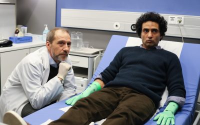 La série belge « Invisible » prépare son kit sanitaire de tournage